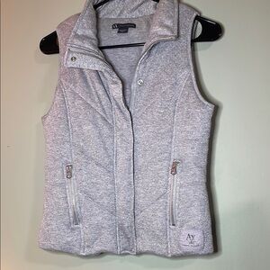 ARMANI EXCHANGE Women's Gray Quilted Vest